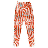Lionfish Stripes Eco Swim Leggings With Pockets -  - ["fish","leggings","lionfish stripes","women"]
