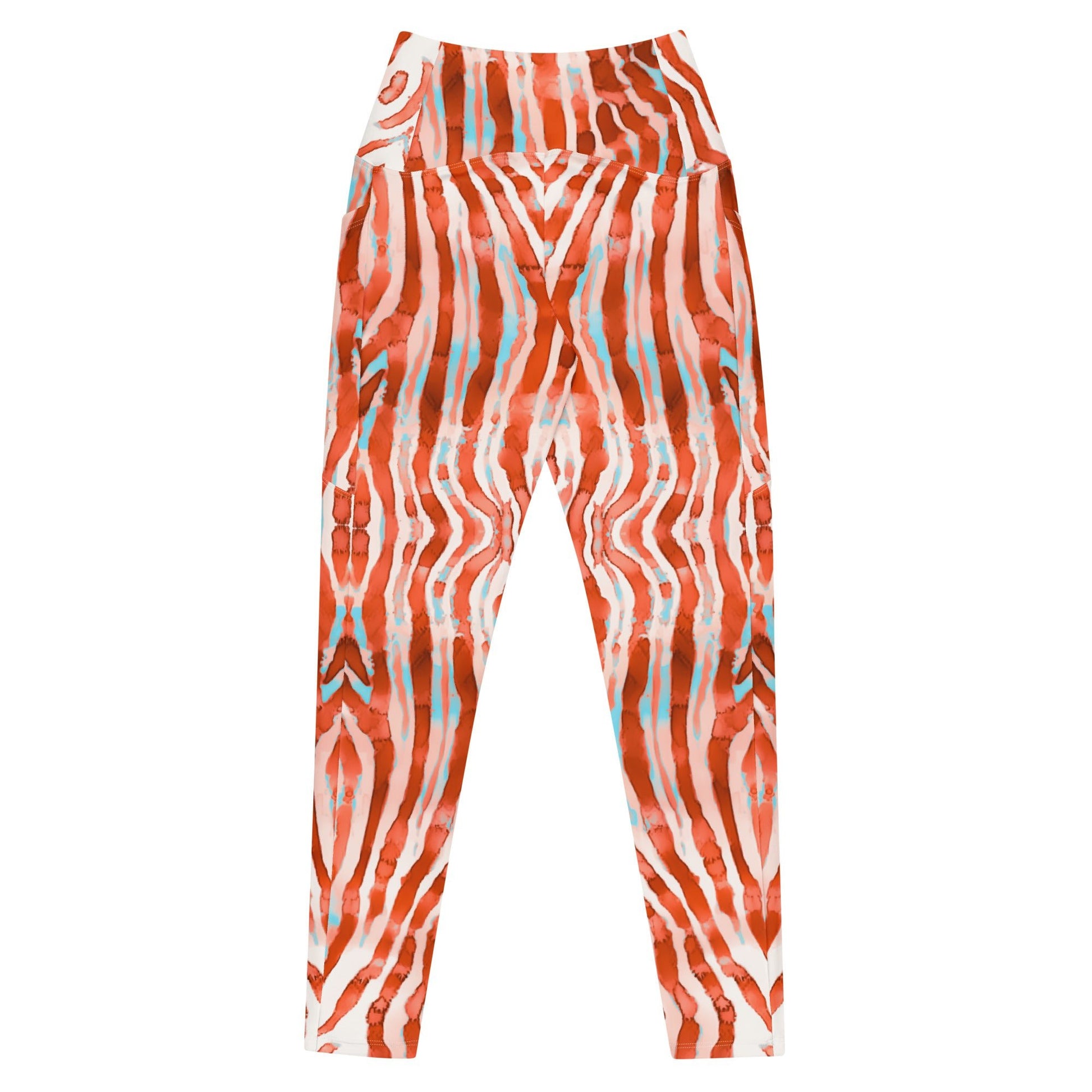 Lionfish Stripes Eco Swim Leggings With Pockets - 