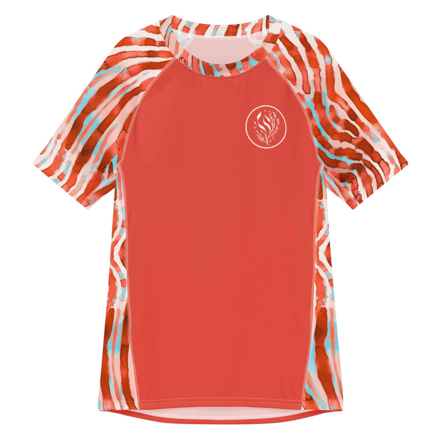 Lionfish Stripes Men’s Short Sleeve Swim Shirt - 