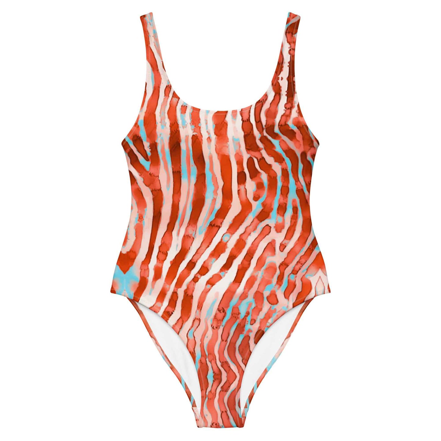 Lionfish Stripes One-Piece Swimsuit - 
