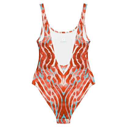 Lionfish Stripes One-Piece Swimsuit - 