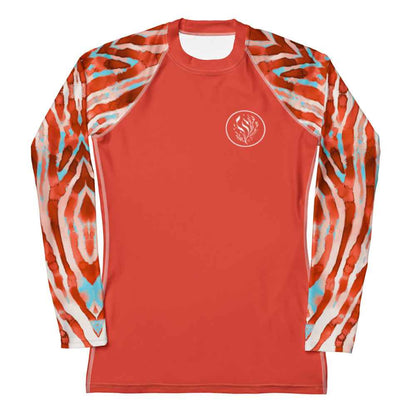 Lionfish Stripes Women's Rash Guard Solid - 