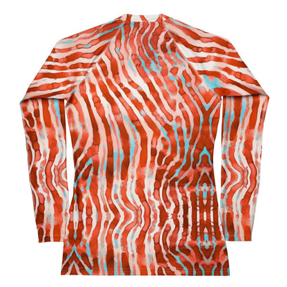 Lionfish Stripes Women's Rash Guard - 