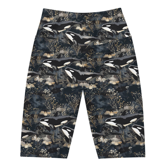Midnight Orca 8" Inch Dive Shorts - 