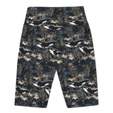 Midnight Orca 8" Inch Dive Shorts -  - ["Midnight Orca","orca","Short","Wildlife","women"]