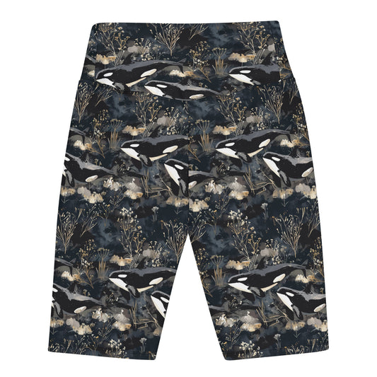 Midnight Orca 8" Inch Dive Shorts - 