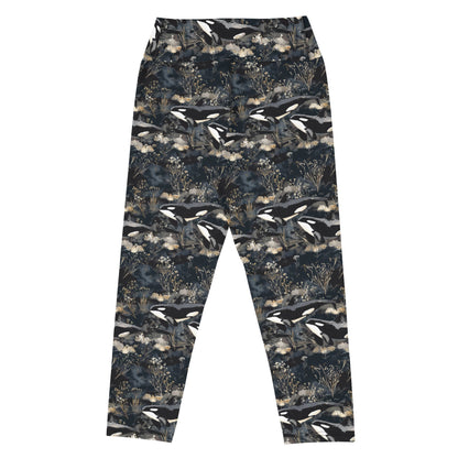Midnight Orca Capri Swim Leggings - 