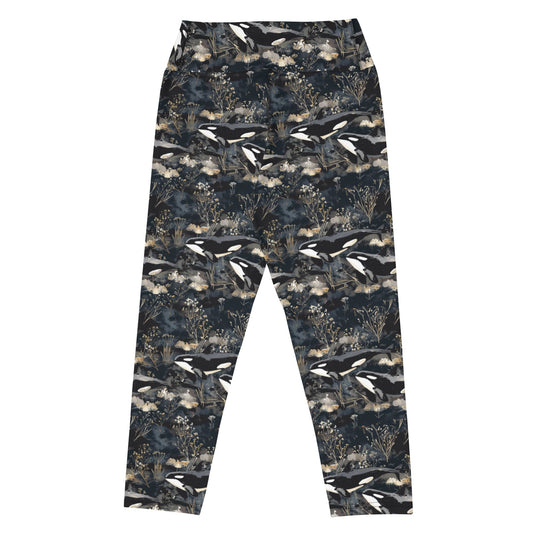 Midnight Orca Capri Swim Leggings - 