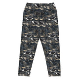 Spotted Eagle Ray Capri Swim Leggings -  - ["leggings","ray","Spotted Eagle Ray","Wildlife","women"]