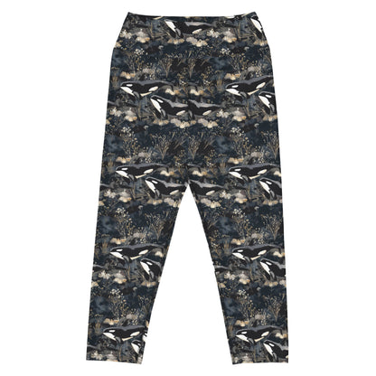 Oceanic Sea Turtle Capri Swim Leggings - 