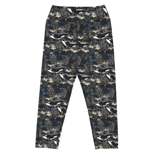 Oceanic Sea Turtle Capri Swim Leggings - 