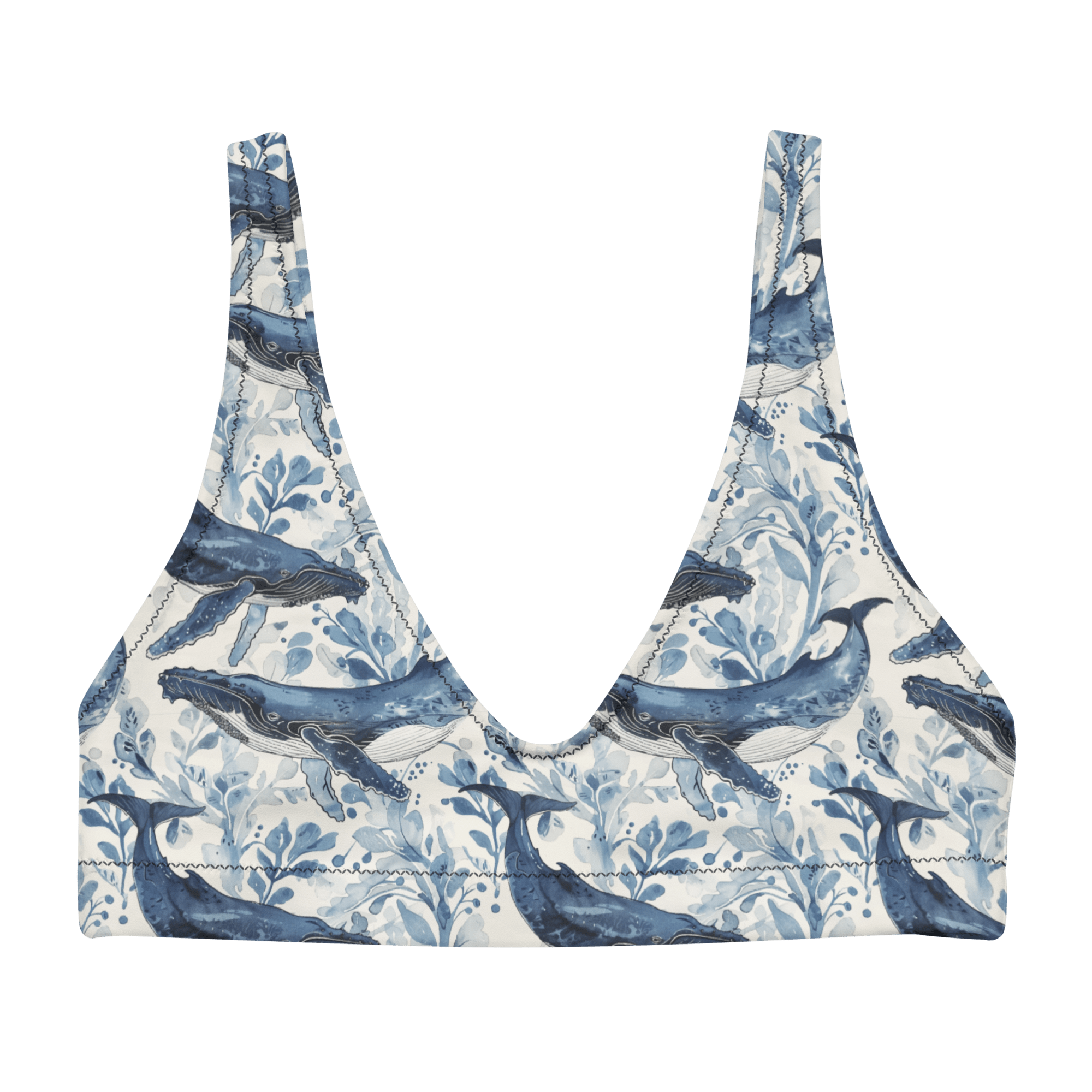 Midnight Orca Eco Bikini Top -  - ["Midnight Orca","orca","swim","Wildlife","women"]