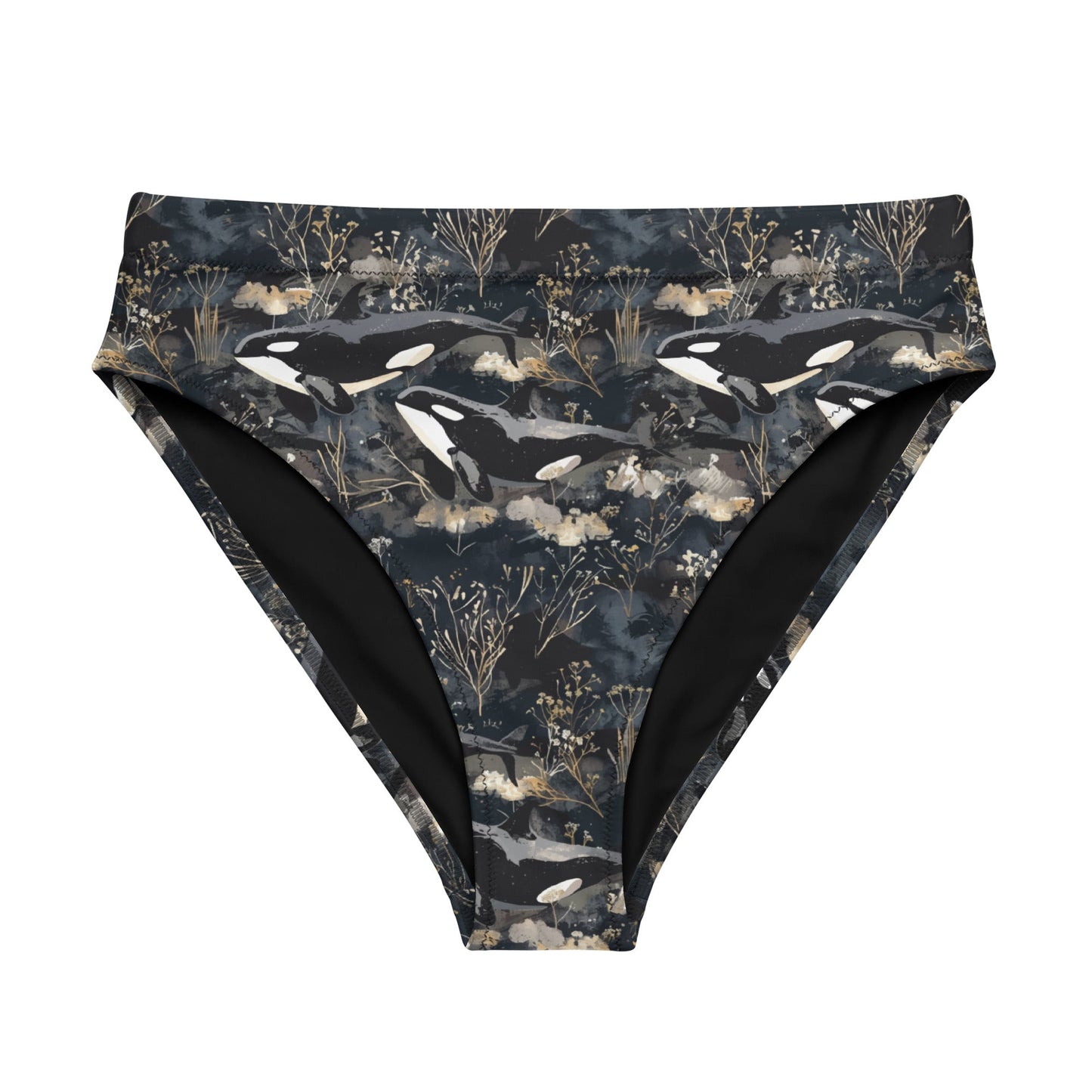 Coral Reef Eco High-Waisted Bikini Bottom - 