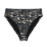 Blacktip Shark Drift Eco High-Waisted Bikini Bottom -  - ["shark","shark watch","swim","Wildlife","women"]