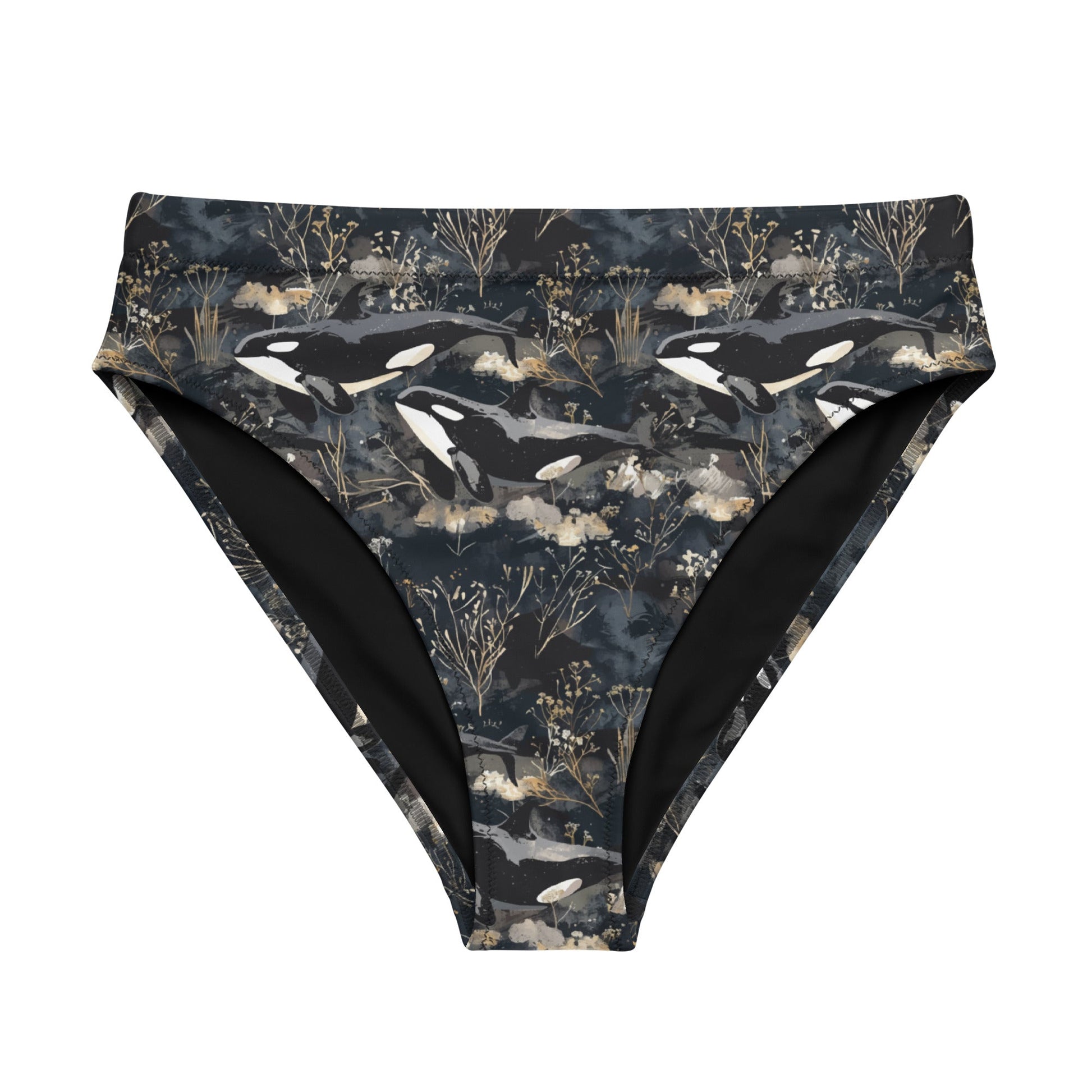 Coral Reef Eco High-Waisted Bikini Bottom - 