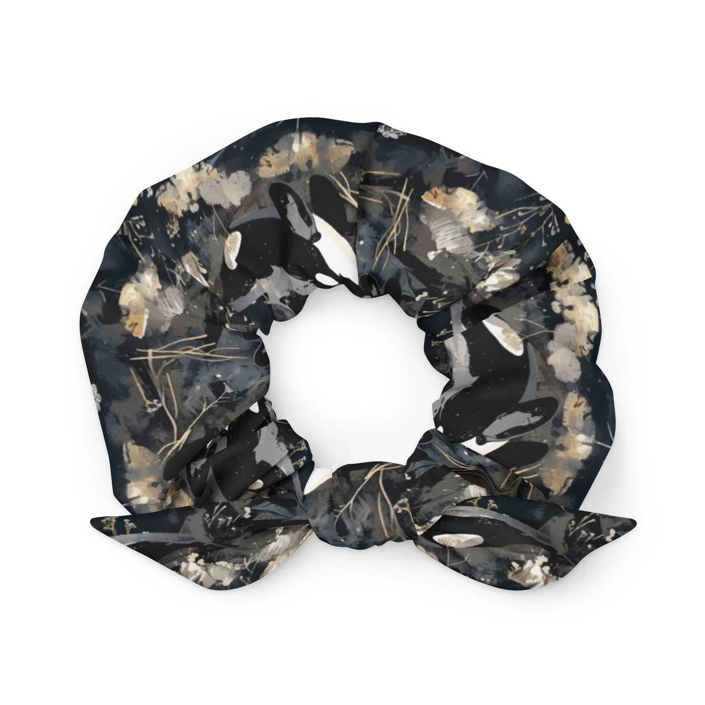 Midnight Orca Eco-Scrunchie - 