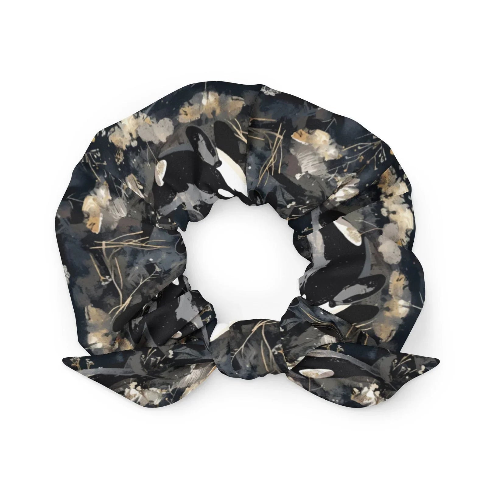 Midnight Orca Eco-Scrunchie - 