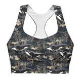 Whale Shark Dream Eco Sports Bra Top -  - ["swim","whale shark","Whale Shark Dream","Wildlife","women"]