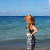 Whale Shark Dream Eco Sports Bra Top -  - ["swim","whale shark","Whale Shark Dream","Wildlife","women"]