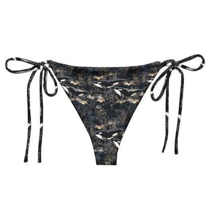 Midnight Orca Eco String Bikini Bottom - 