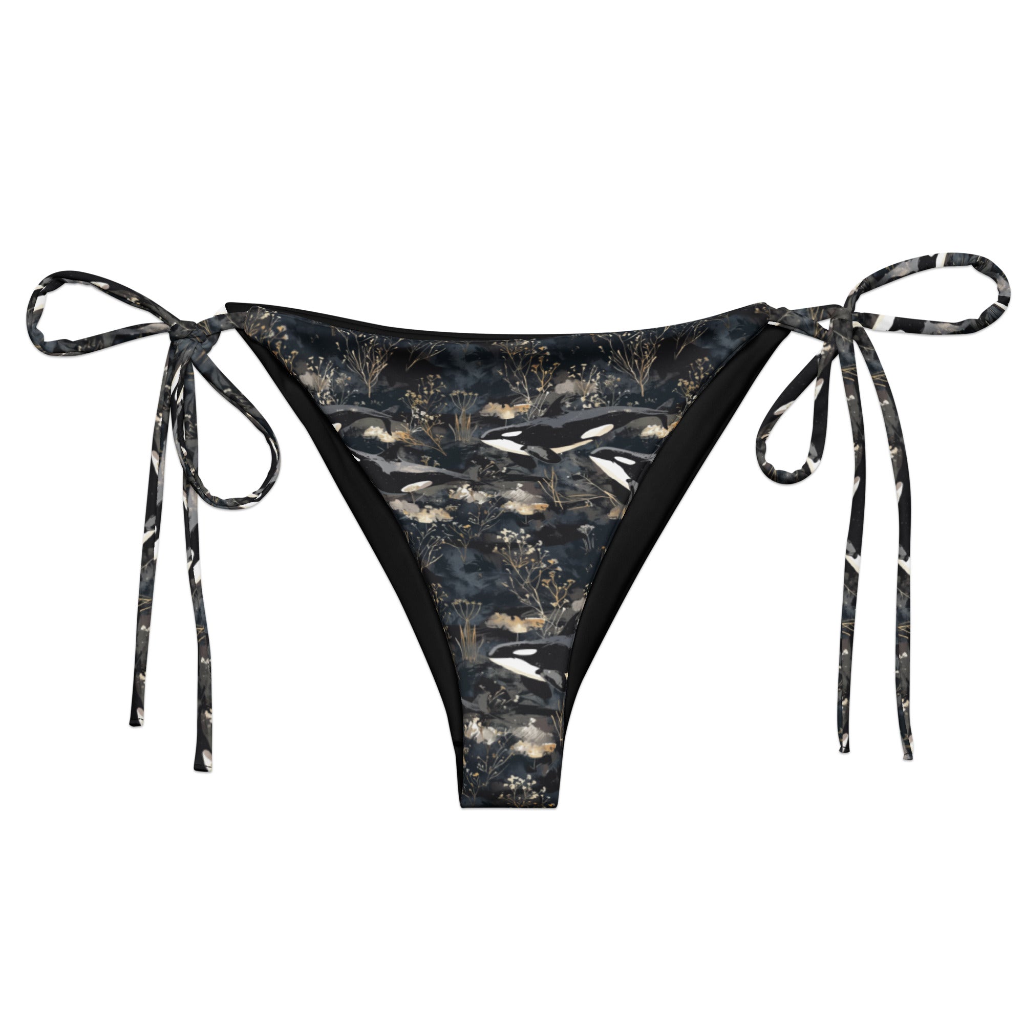 Blacktip Shark Drift Eco String Bikini Bottom -  - ["shark","shark watch","swim","Wildlife","women"]
