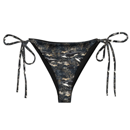 Midnight Orca Eco String Bikini Bottom - 