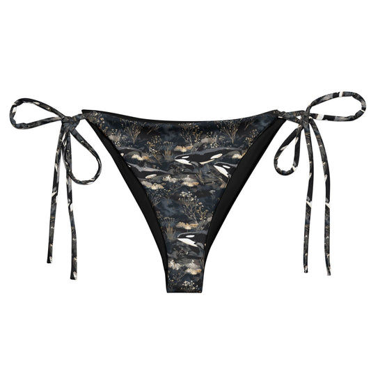 Midnight Orca Eco String Bikini Bottom - 