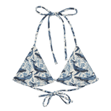 Midnight Orca Eco String Bikini Top -  - ["Midnight Orca","orca","swim","Wildlife","women"]
