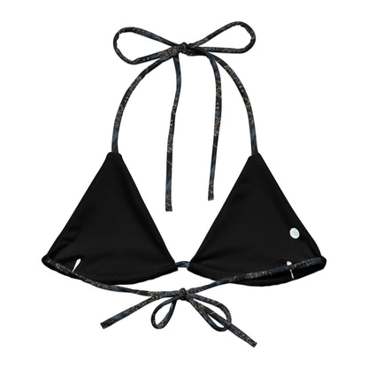 Midnight Orca Eco String Bikini Top - 