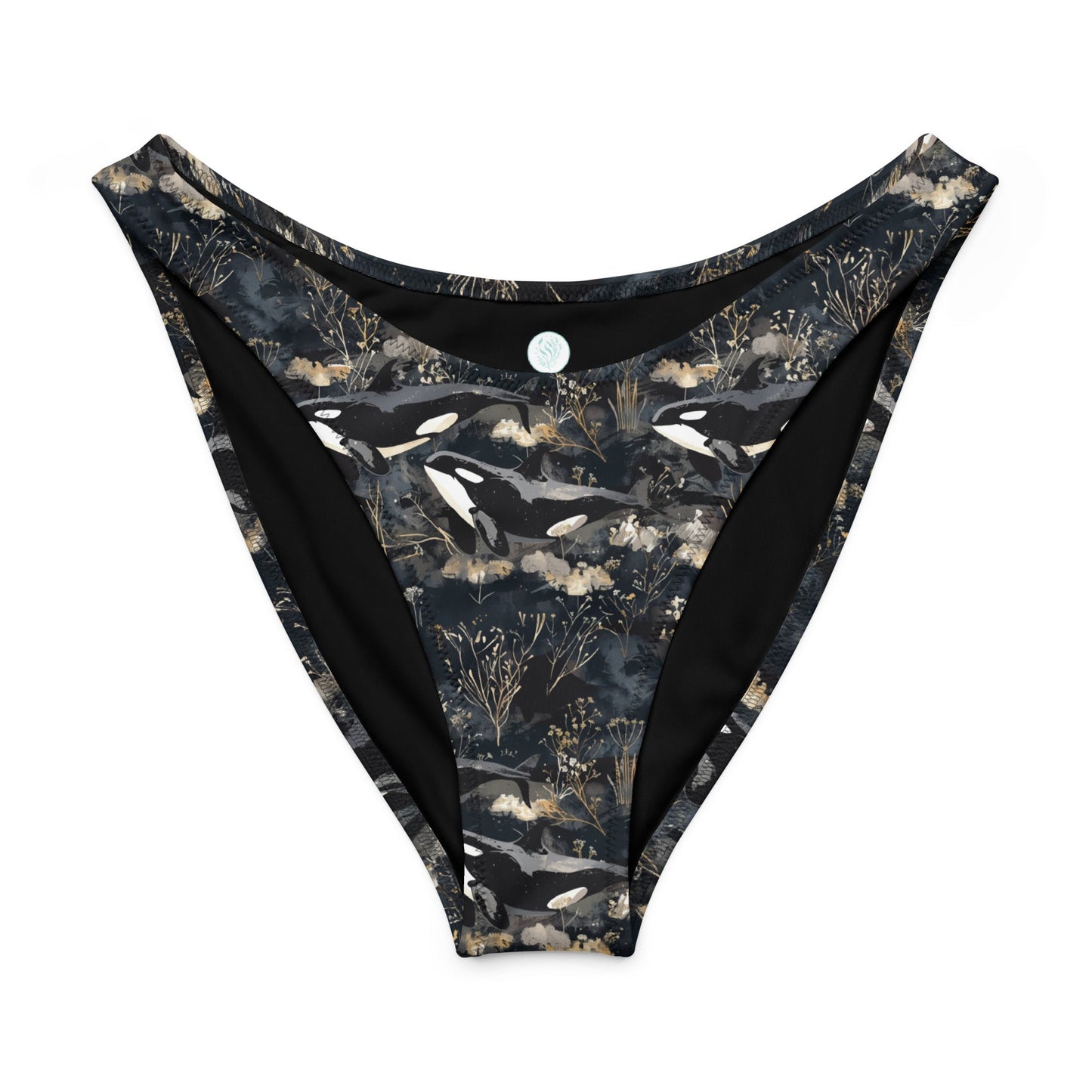Invasive Lionfish Eco High-Leg Cheeky Bikini Bottom - 