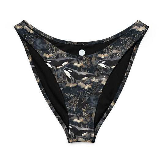 Invasive Lionfish Eco High-Leg Cheeky Bikini Bottom - 