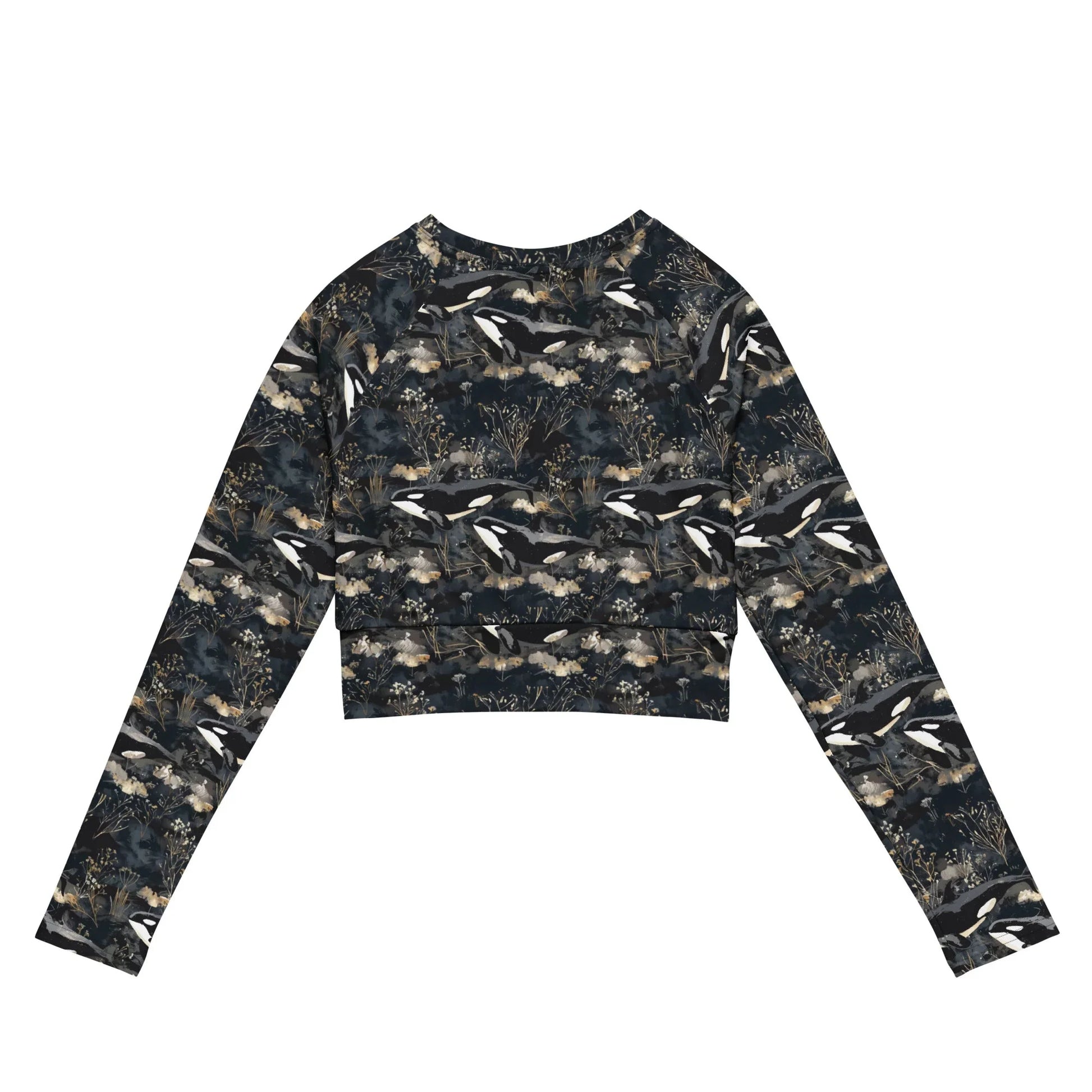 Midnight Orca Eco Cropped Rash Guard - 