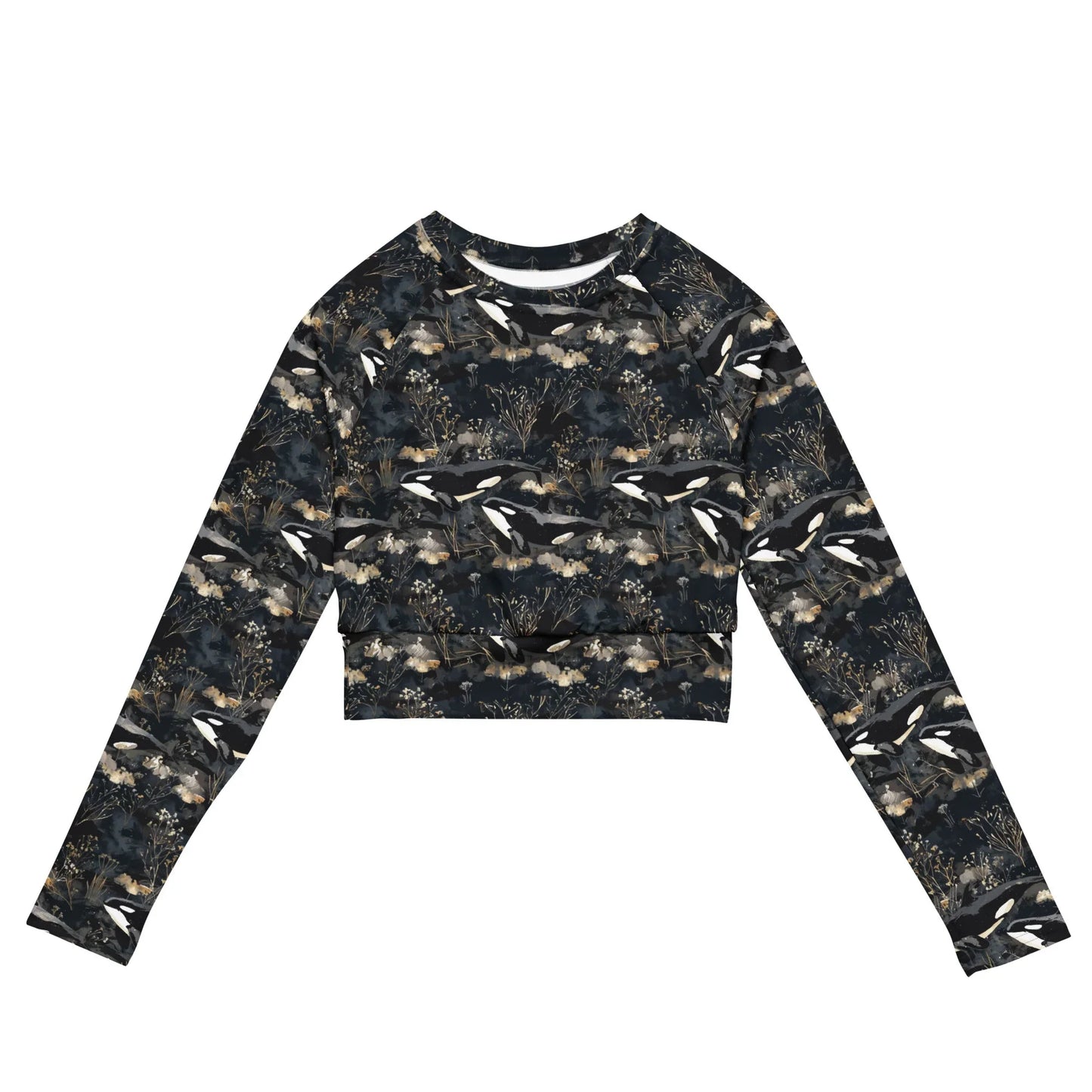 Spotted Eagle Ray Eco Cropped Rash Guard - 