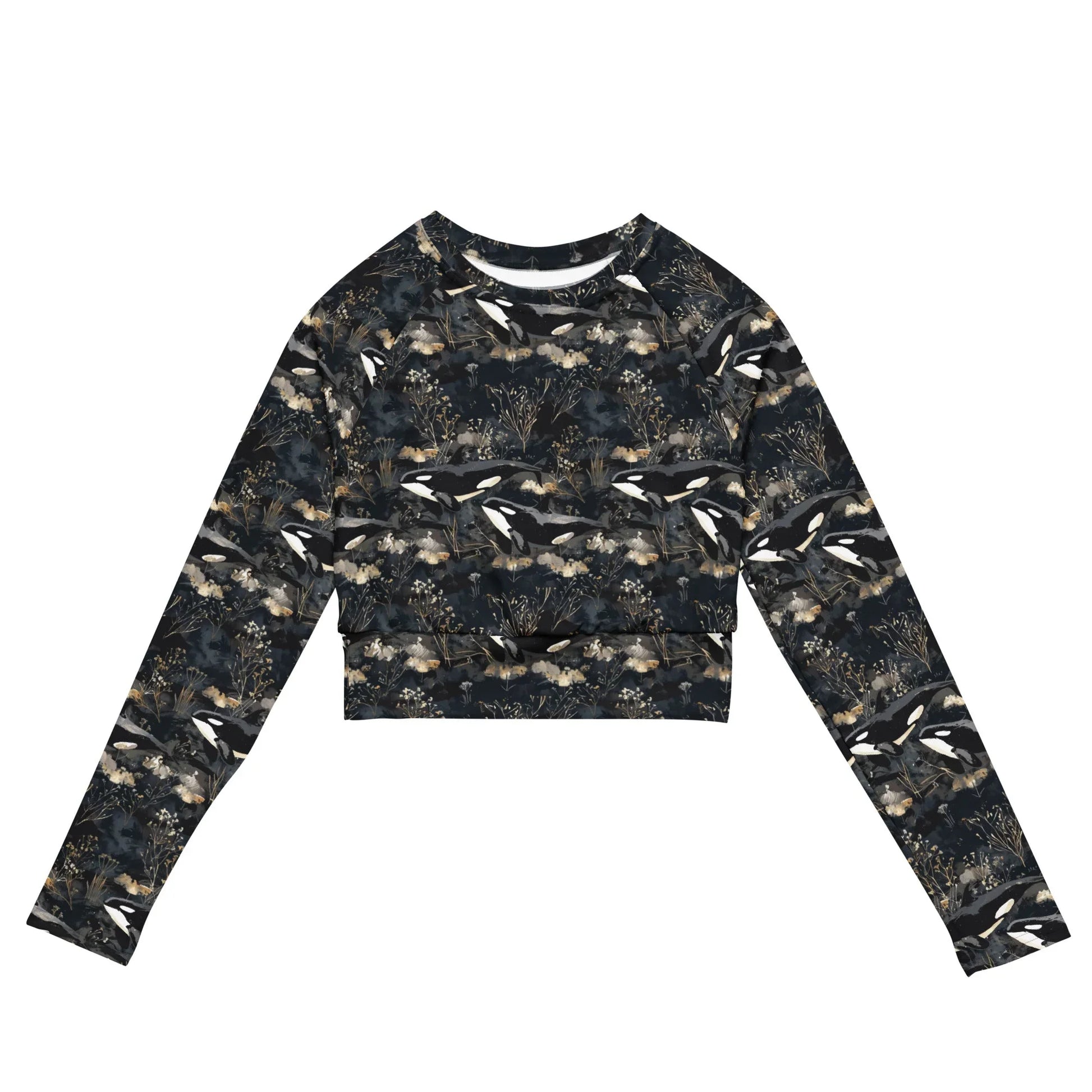 Spotted Eagle Ray Eco Cropped Rash Guard - 