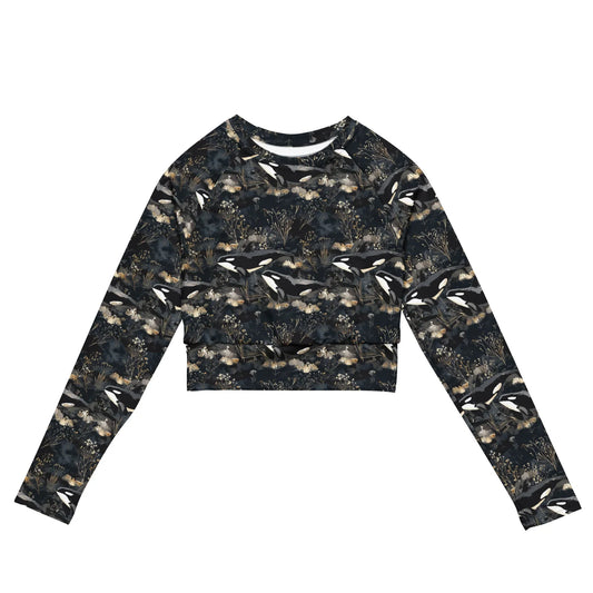 Spotted Eagle Ray Eco Cropped Rash Guard - 