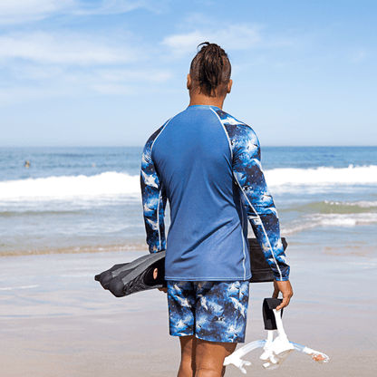 Oceza Midnight Orca Men's Rash Guard Rash Guard