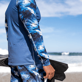 Midnight Orca Men's Rash Guard -  - ["men","Midnight Orca","orca","rash guard","Wildlife"]