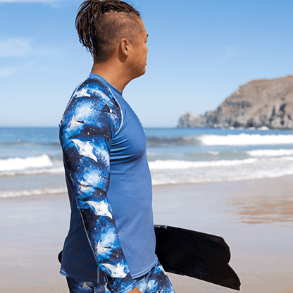 Oceza Midnight Orca Men's Rash Guard Rash Guard