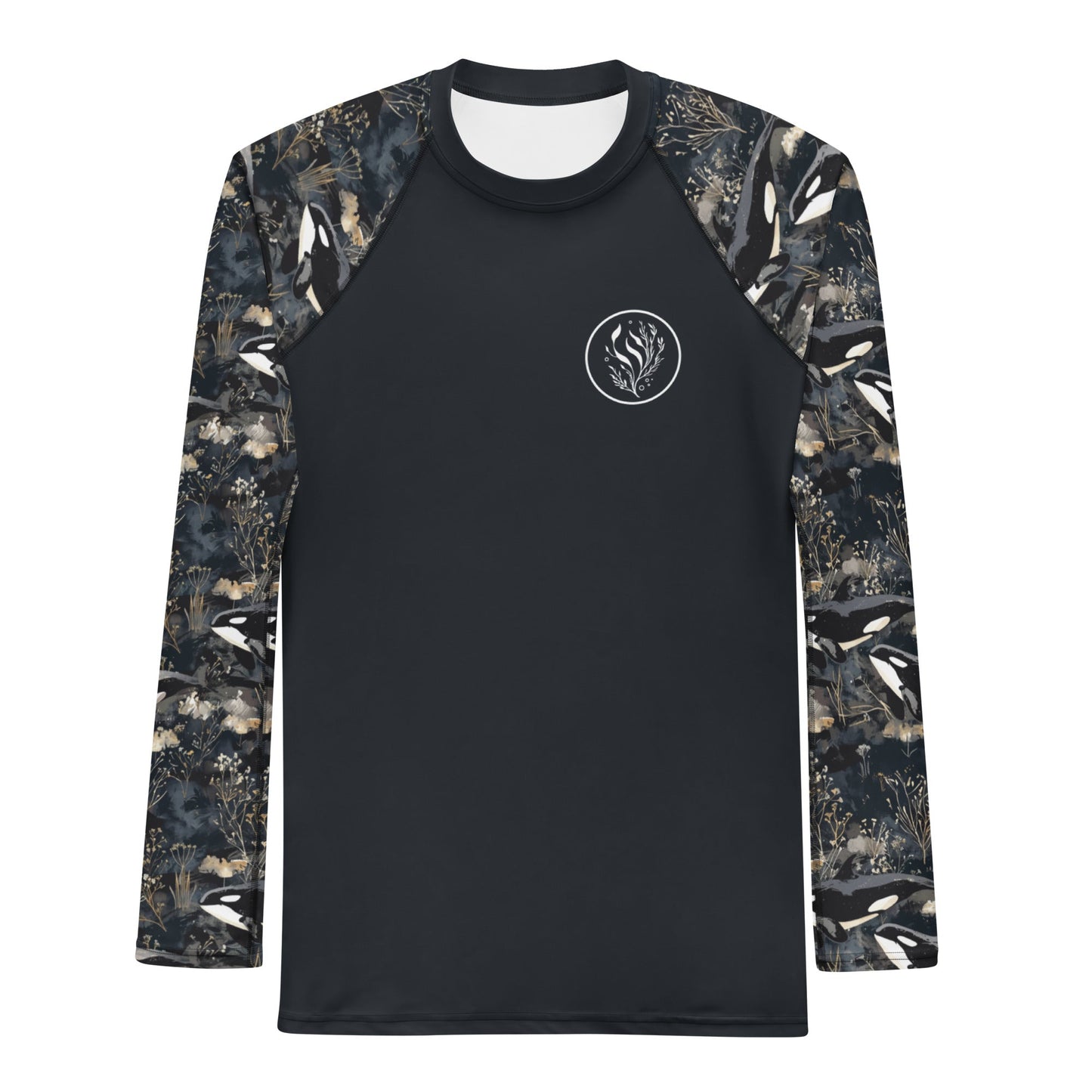 Midnight Orca Men's Rash Guard - 