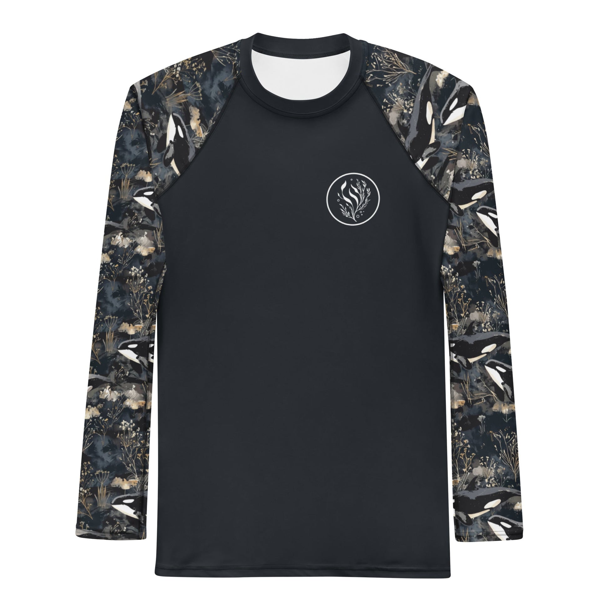 Midnight Orca Men's Rash Guard - 