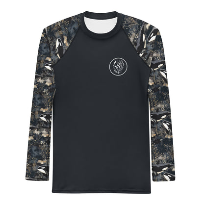 Midnight Orca Men's Rash Guard - 