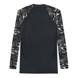 Midnight Orca Men's Rash Guard -  - ["men","Midnight Orca","orca","rash guard","Wildlife"]