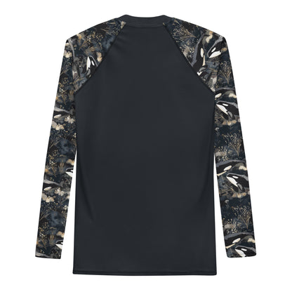 Midnight Orca Men's Rash Guard - 