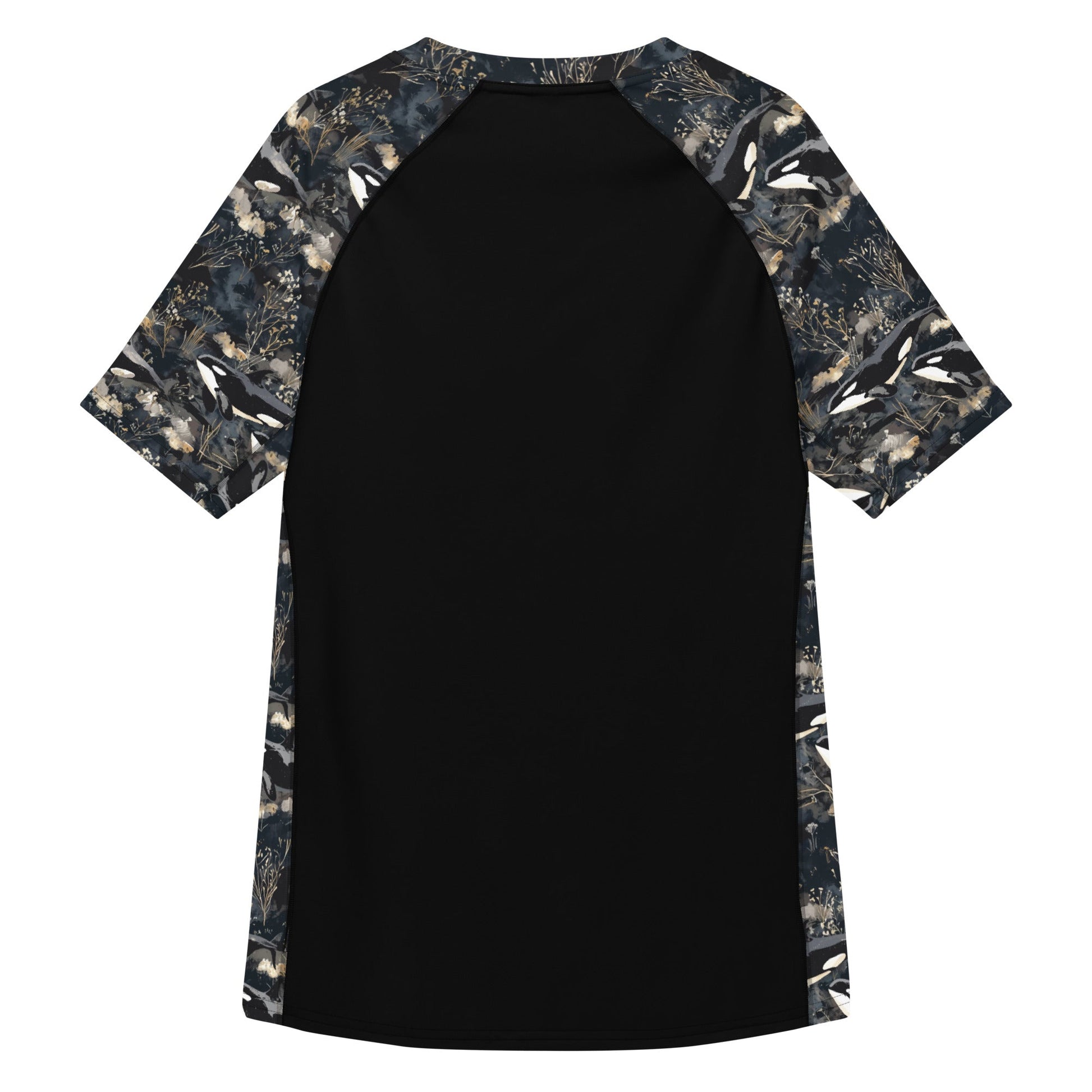 Midnight Orca Men’s Short Sleeve Swim Shirt - 