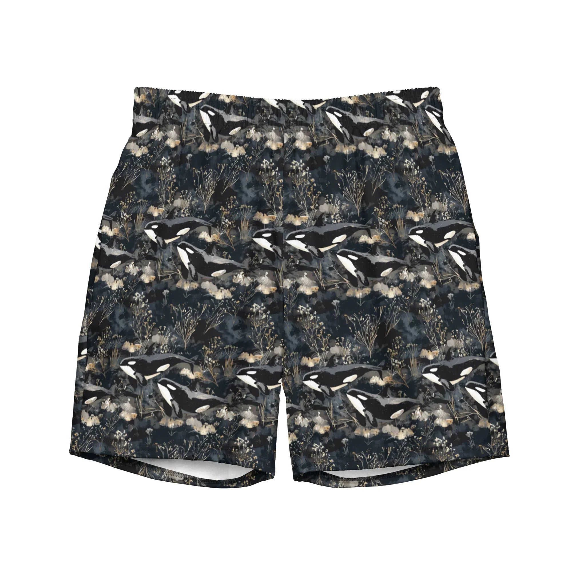 Orca Pod Men's Eco Swim Trunks -  - ["men","orca","Orca Pod","trunks","Wildlife"]