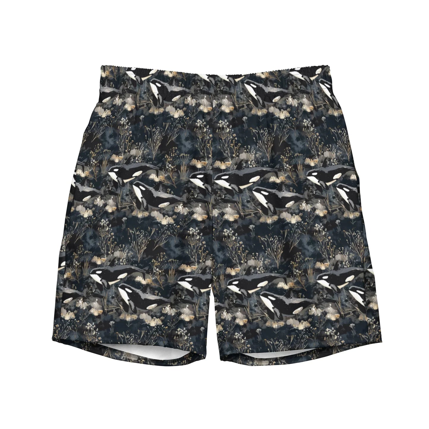 Midnight Orca Men's Swim Trunks - 