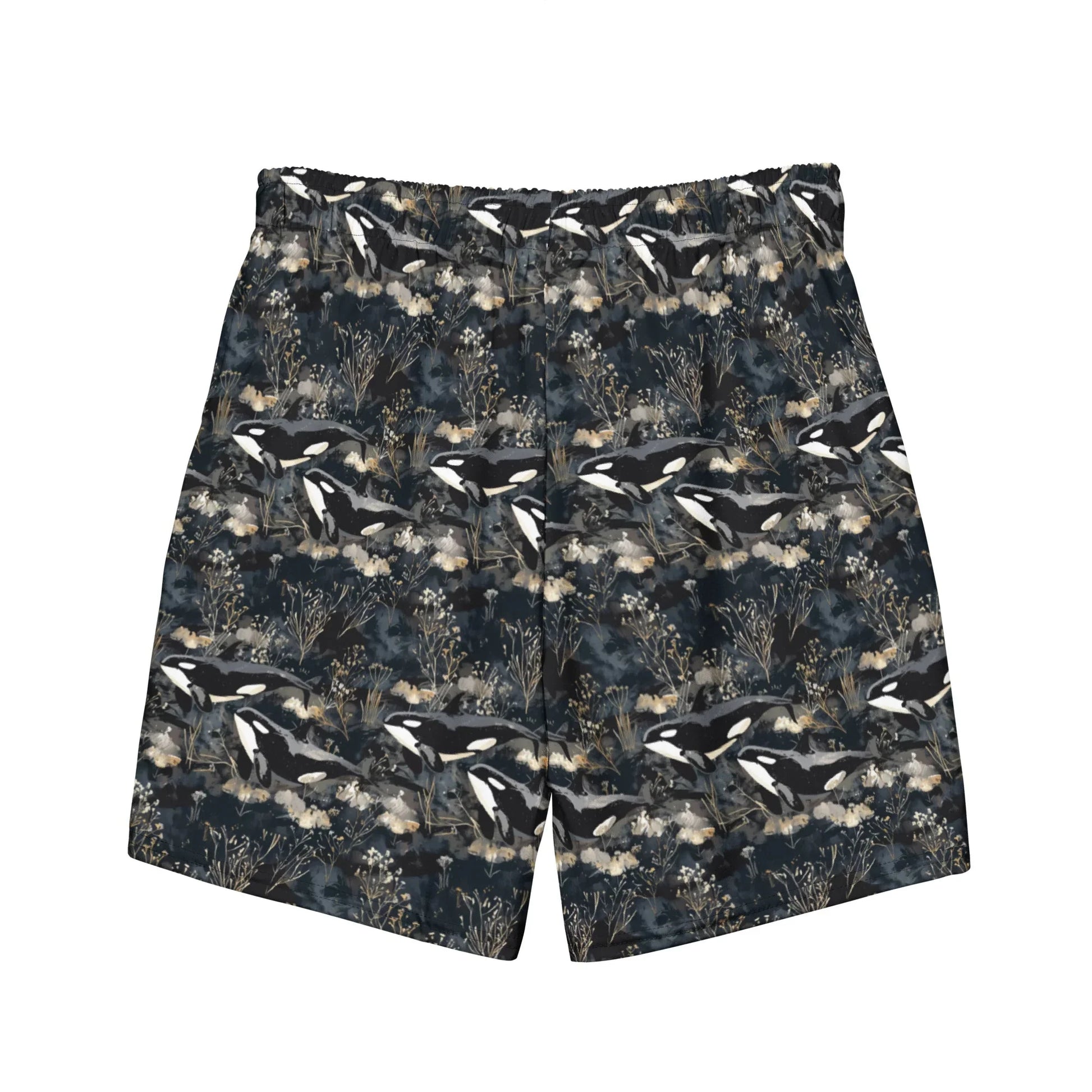 Midnight Orca Men's Swim Trunks - 