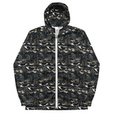 Moonlight Manta Men’s Windbreaker -  - ["Jacket","men","Moonlight Manta","ray","Wildlife"]