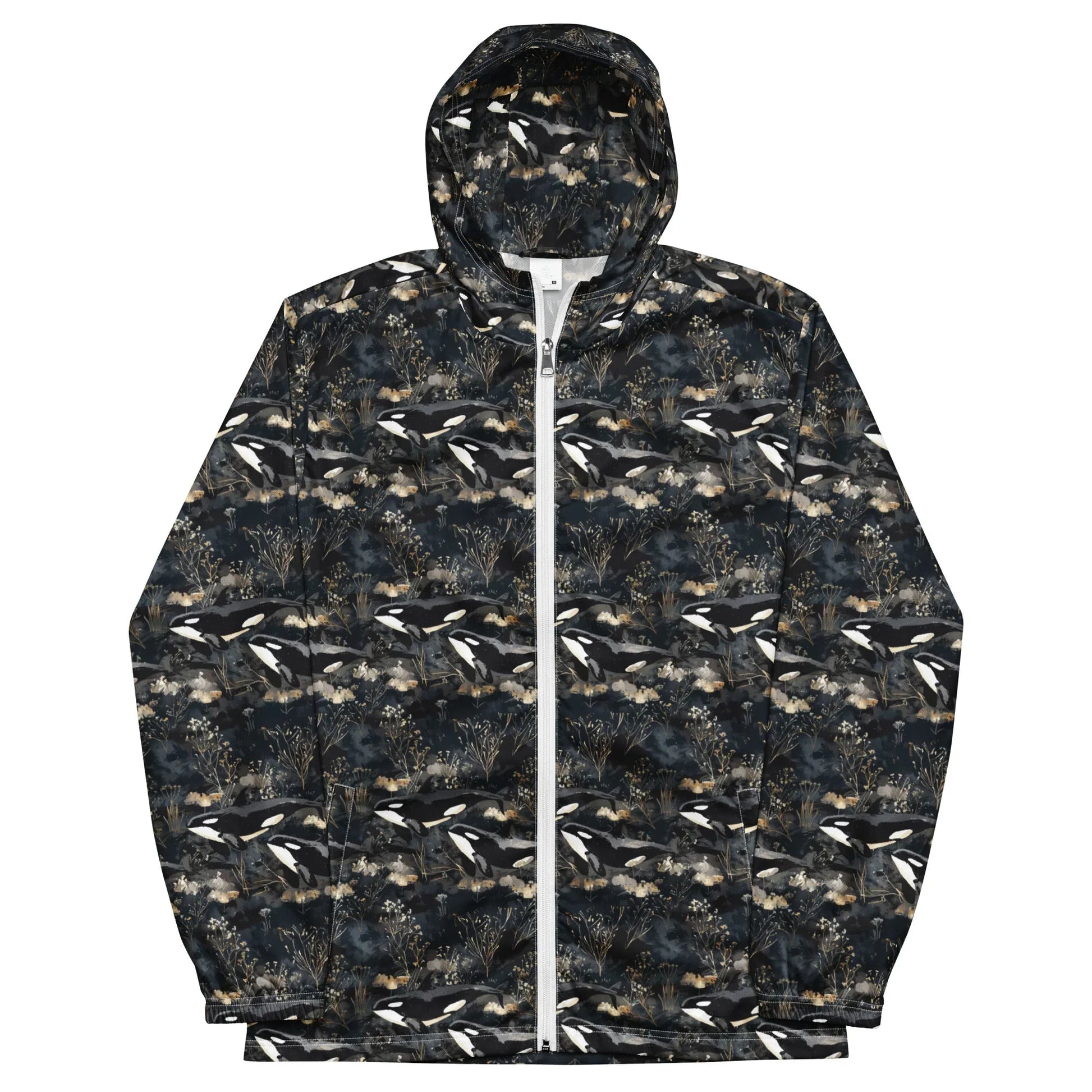 Midnight Orca Men's Windbreaker - 