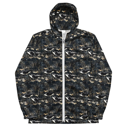Midnight Orca Men's Windbreaker - 